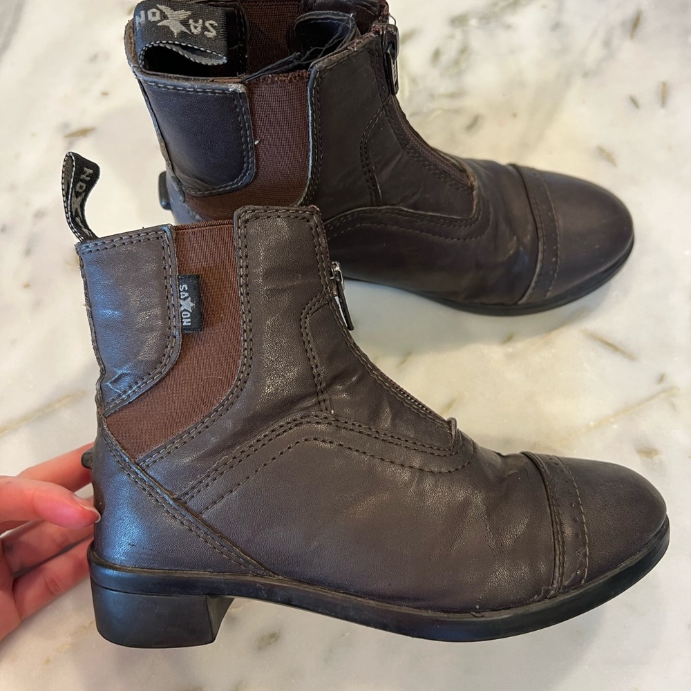 Girl’s Saxon Riding Syntovia Boots